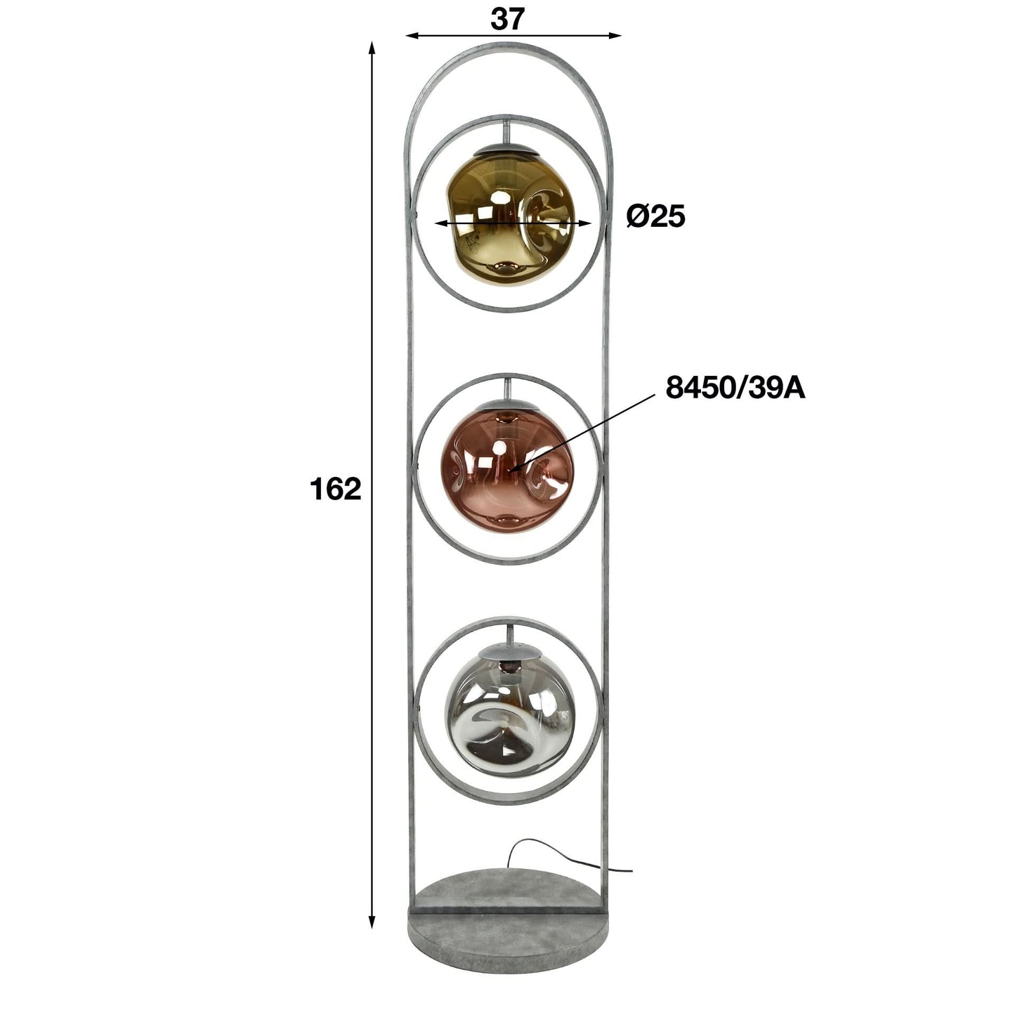 Stehlampe 3L stellar