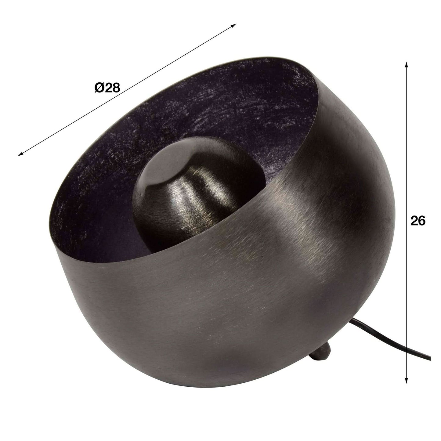 Tischleuchte Ø28 Korb