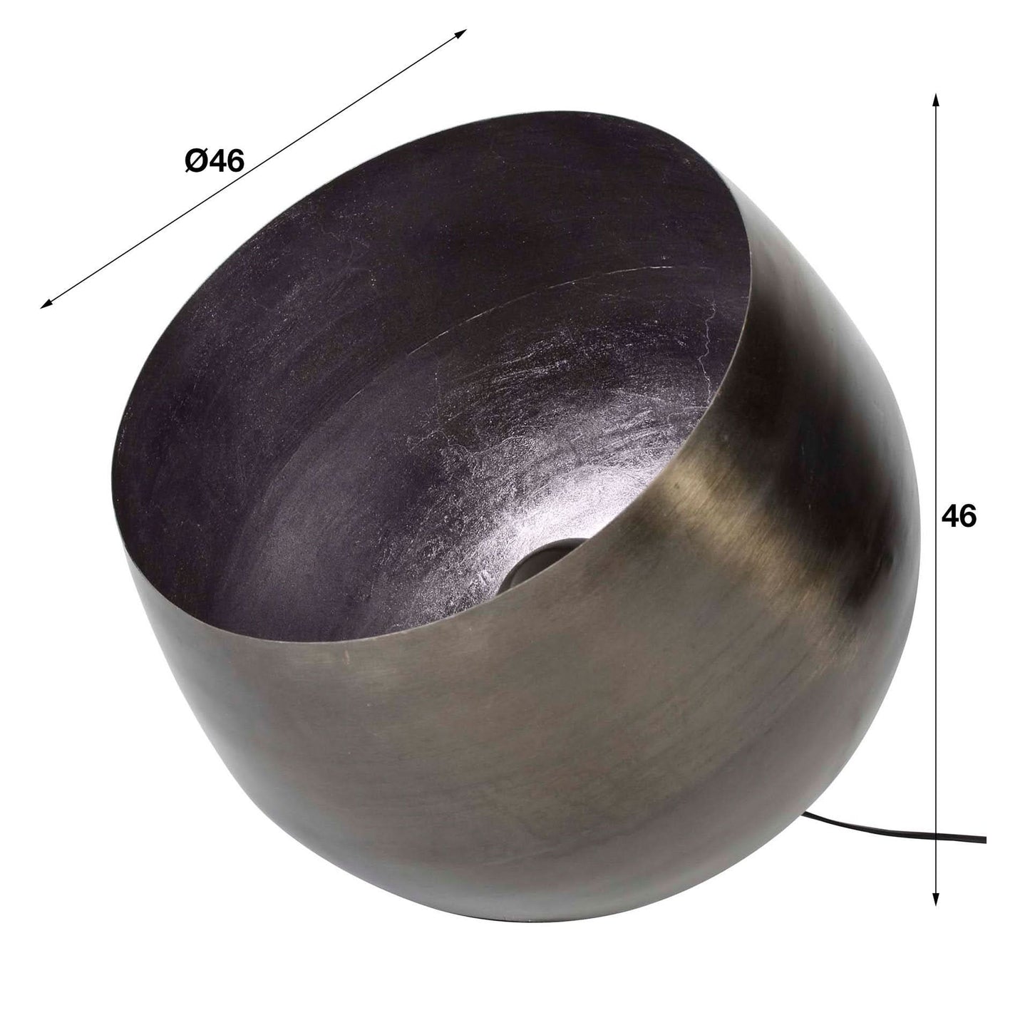 Tischleuchte Ø50 Korb XL