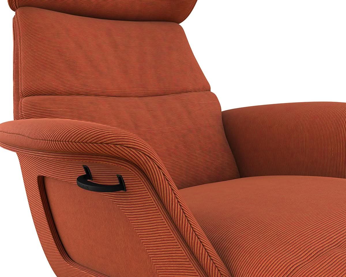 Clement Chaiselongue - Cord - Burned Orange