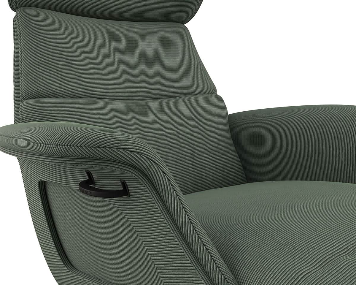 Clement Chaiselongue - Cord - Dusty Green