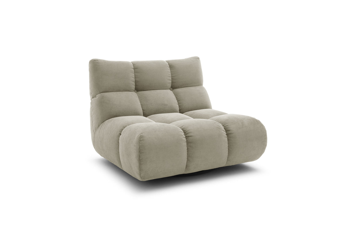 Ribe Sessel in Feincord Sand