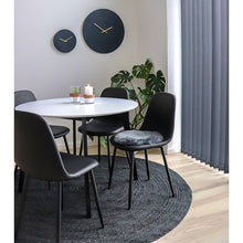 Kasper Esszimmerstuhl 2er-Set – Kunstleder Schwarz, Beine Schwarz – Ansicht 6