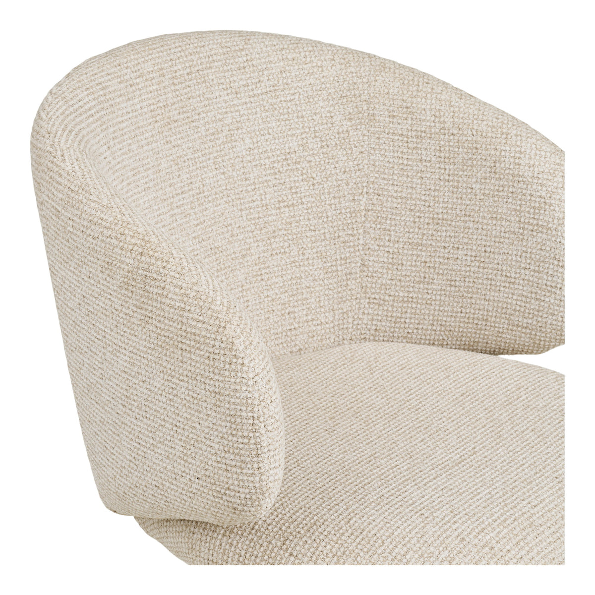 Orlin Esszimmerstuhl 2er-Set mit Drehfunktion – Stoff Sand, Beine Sand – Ansicht 5