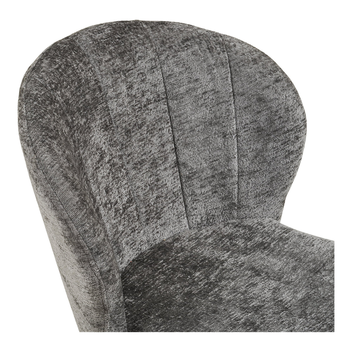 Vito Esszimmerstuhl 2er-Set – Stoff Grau, Beine Schwarz – Ansicht 5