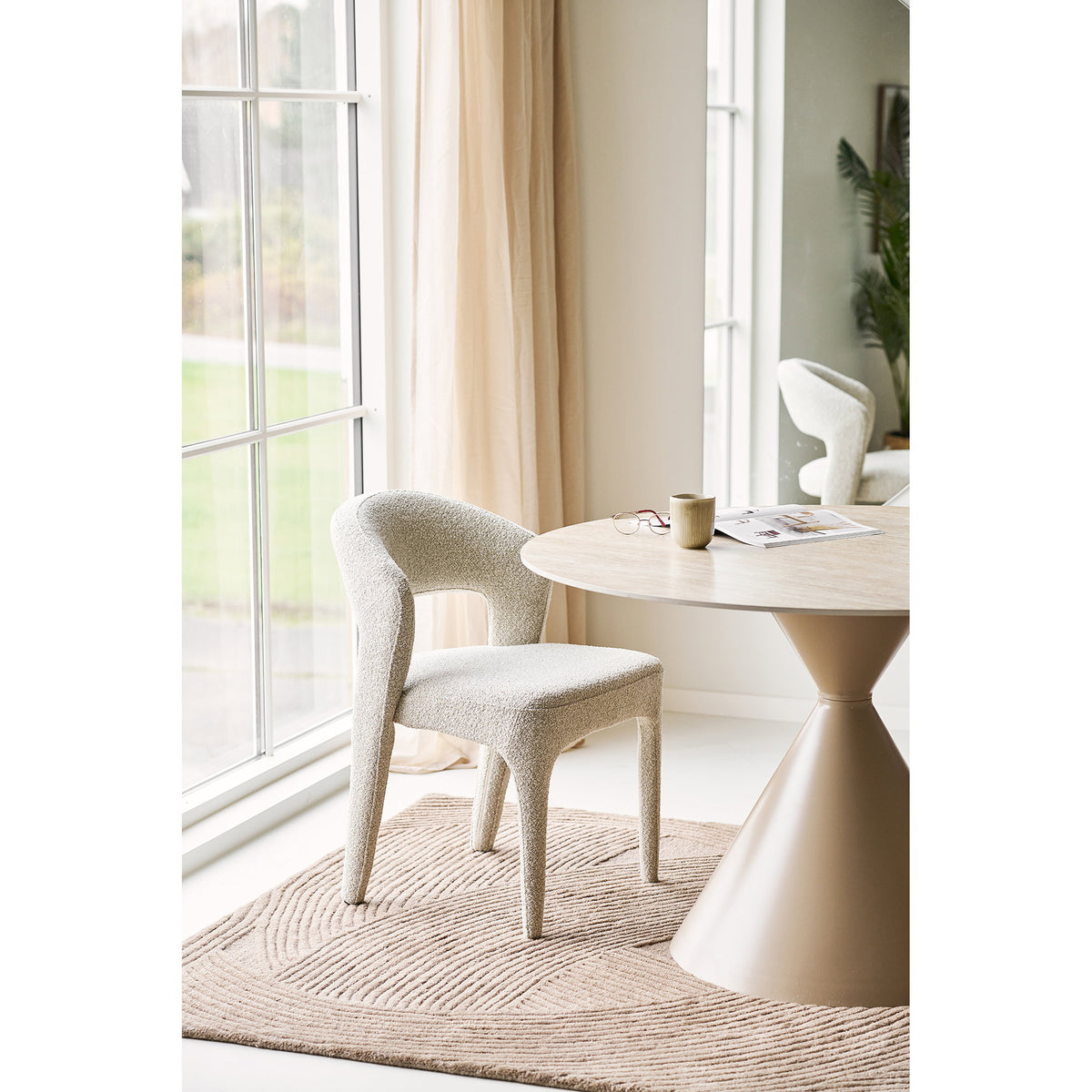 Nanna Esszimmerstuhl 2er-Set – Stoff Sand – Ansicht 8