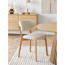 Ian Esszimmerstuhl 2er-Set – Eiche/Stoff Natur/Beige – Ansicht 6