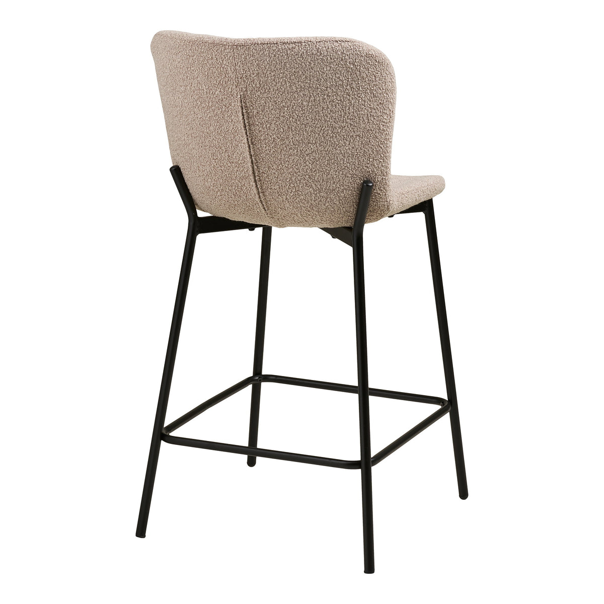 Elina Tresenstuhl 2er-Set – Bouclé Beige, Beine Schwarz – Ansicht 4