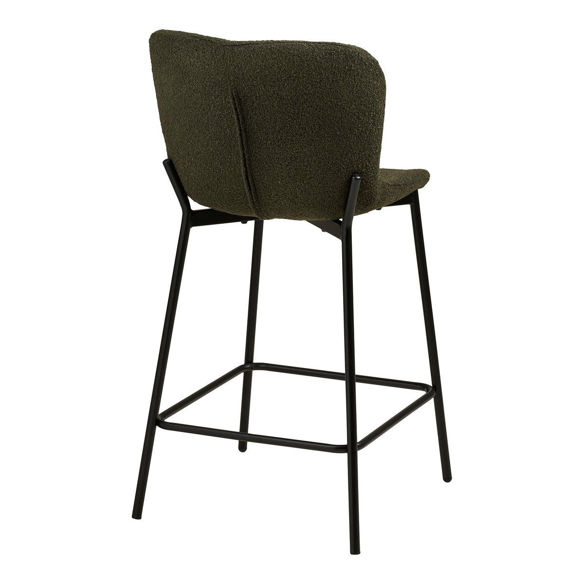 Elina Tresenstuhl 2er-Set – Bouclé Grün, Beine Schwarz – Ansicht 4