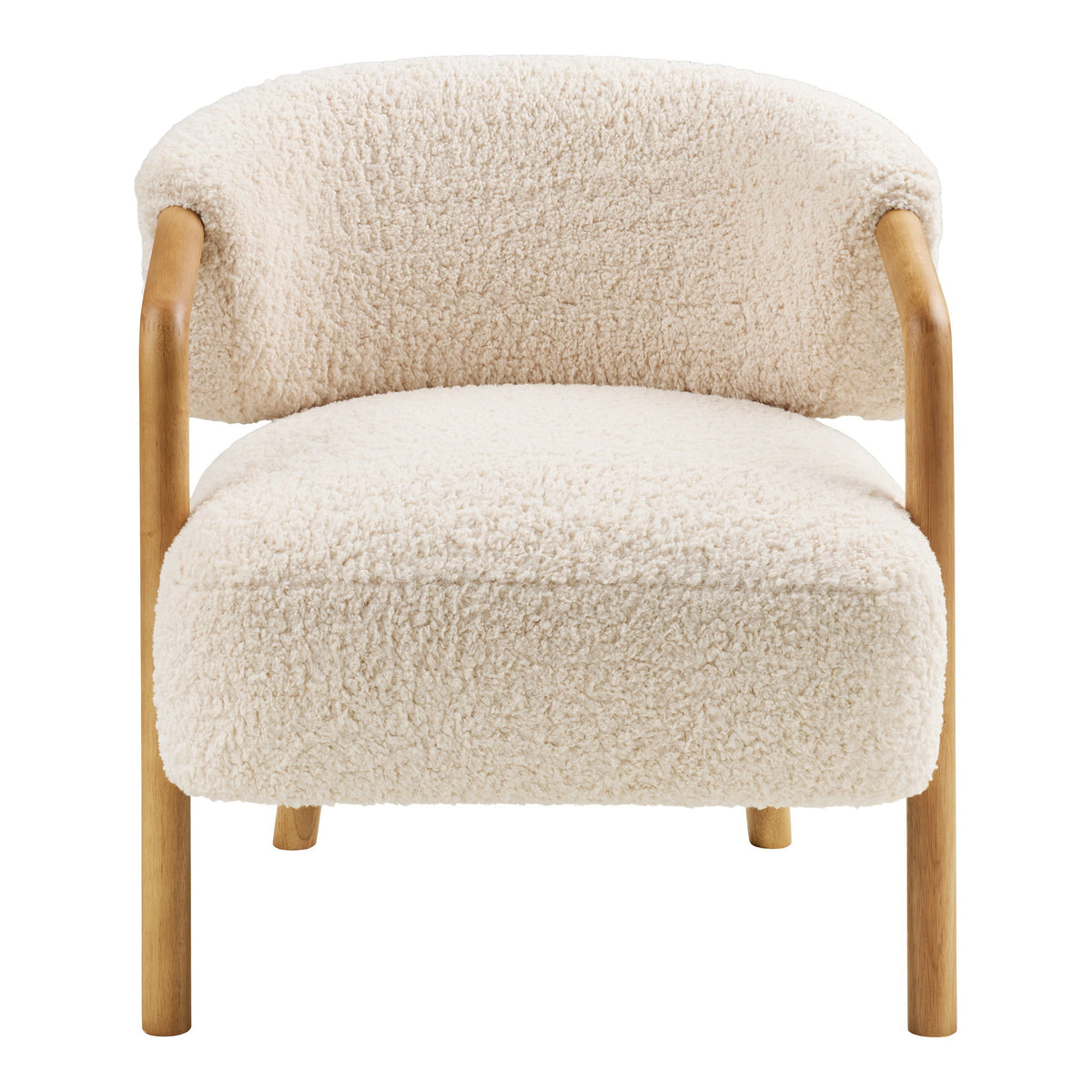 Marlen Sessel – Stoff Beige/Natur dunkel – Ansicht 2