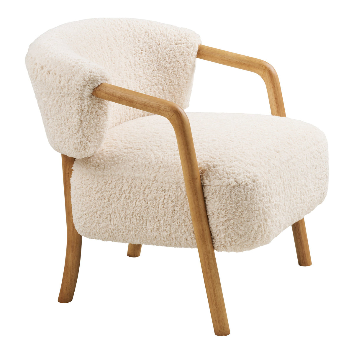 Marlen Sessel – Stoff Beige/Natur dunkel – Ansicht 3