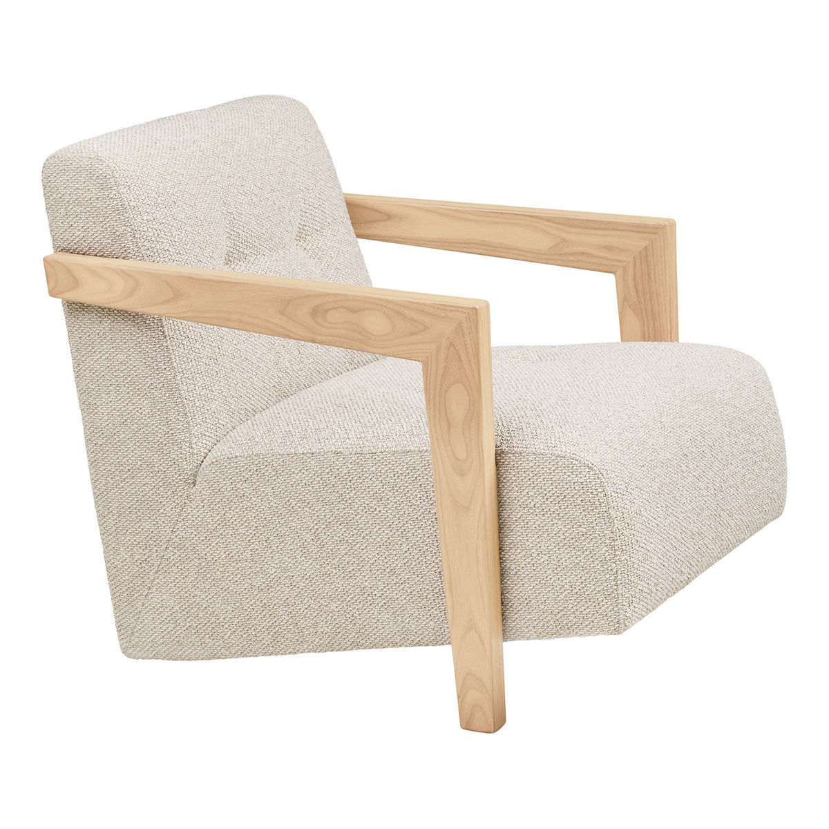 Vida Sessel mit Armlehnen – Stoff Beige – Ansicht 3