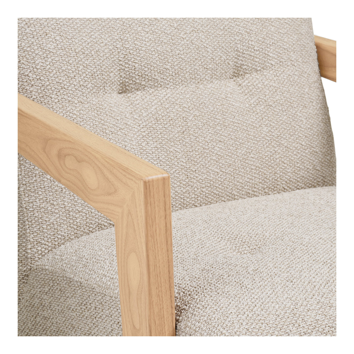 Vida Sessel mit Armlehnen – Stoff Beige – Ansicht 5