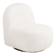 Cora Sessel mit Drehfunktion – Stoff Cremeweiß von Luiva Living