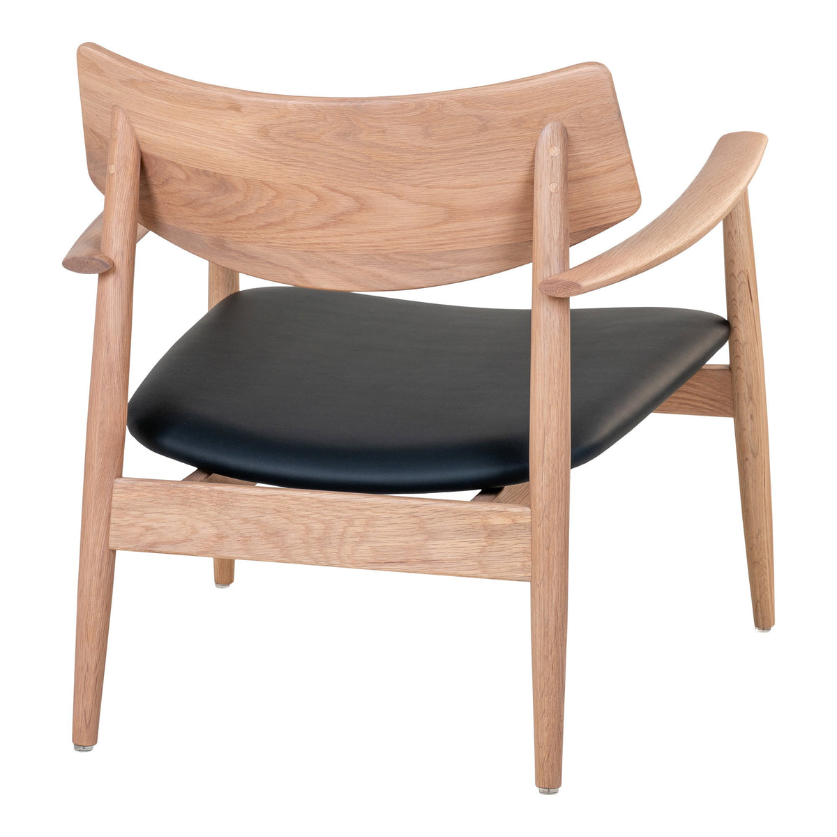 Erja Sessel – Eiche/Kunstleder Natur/Schwarz – Ansicht 4