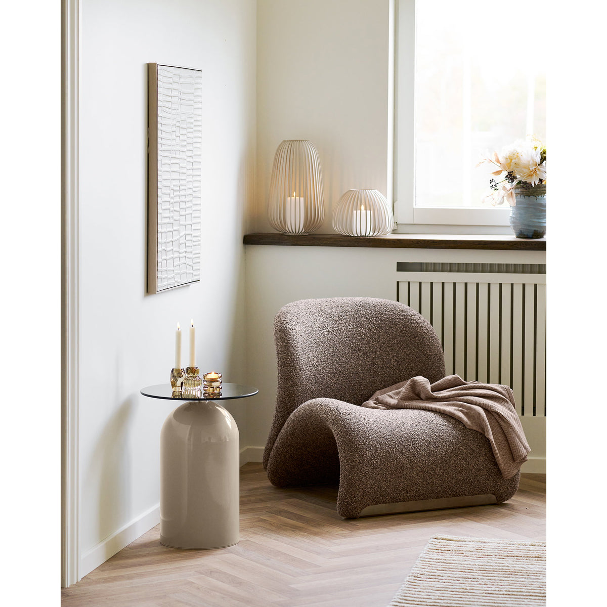 Erland Sessel – Stoff Braun – Ansicht 8