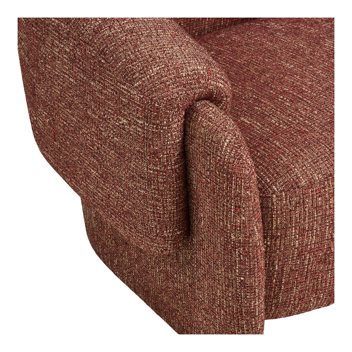 Tabea Sessel – Stoff Bordeaux meliert – Ansicht 6