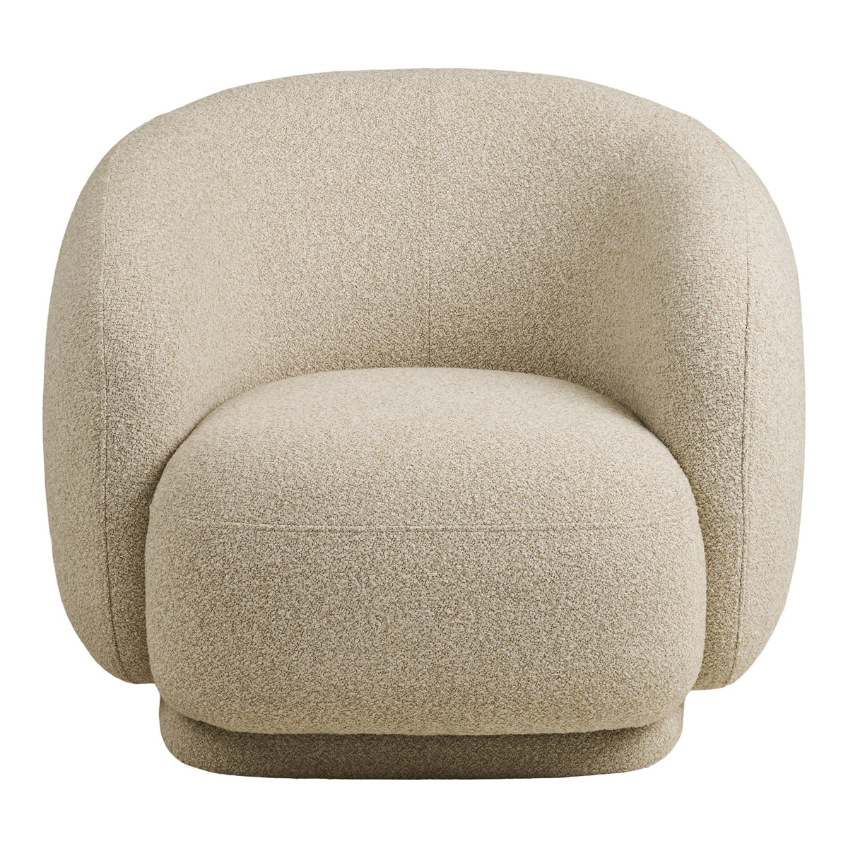 Fritz Sessel mit Drehfunktion – Stoff Sand – Ansicht 2