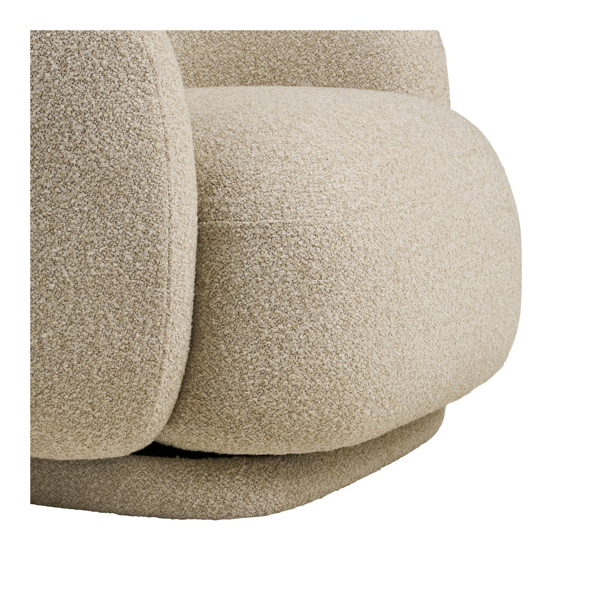 Fritz Sessel mit Drehfunktion – Stoff Sand – Ansicht 5