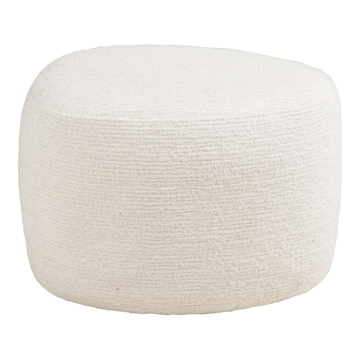 Cora Sessel mit Pouf – Stoff Cremeweiß – Ansicht 6