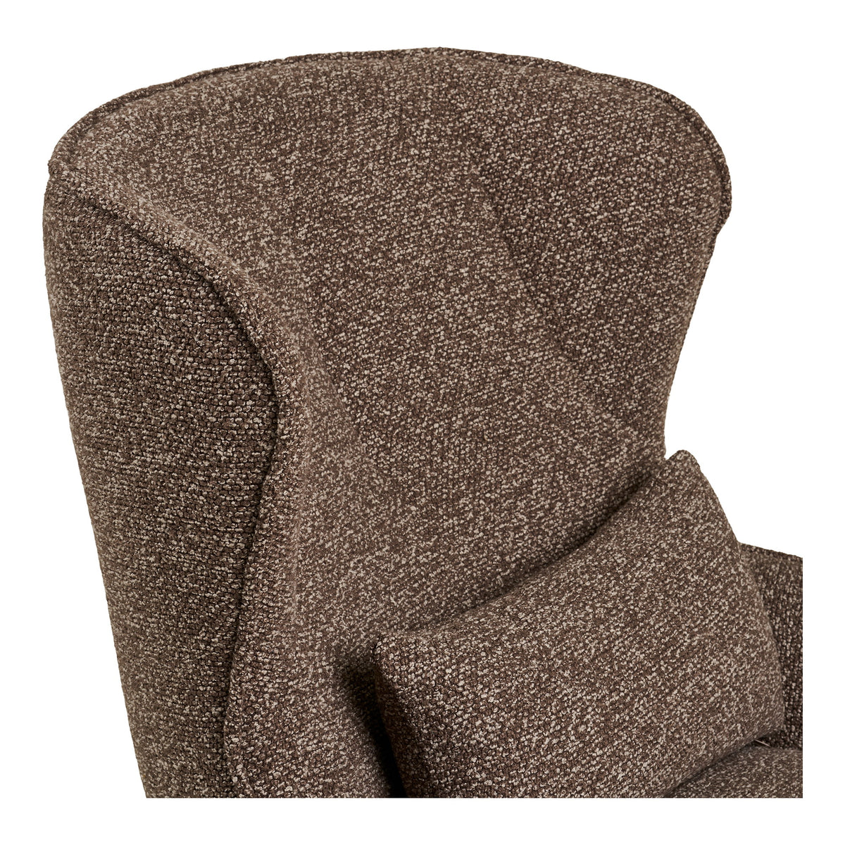 Tilda Sessel mit Drehfunktion – Stoff Braun, Beine Bronze – Ansicht 5
