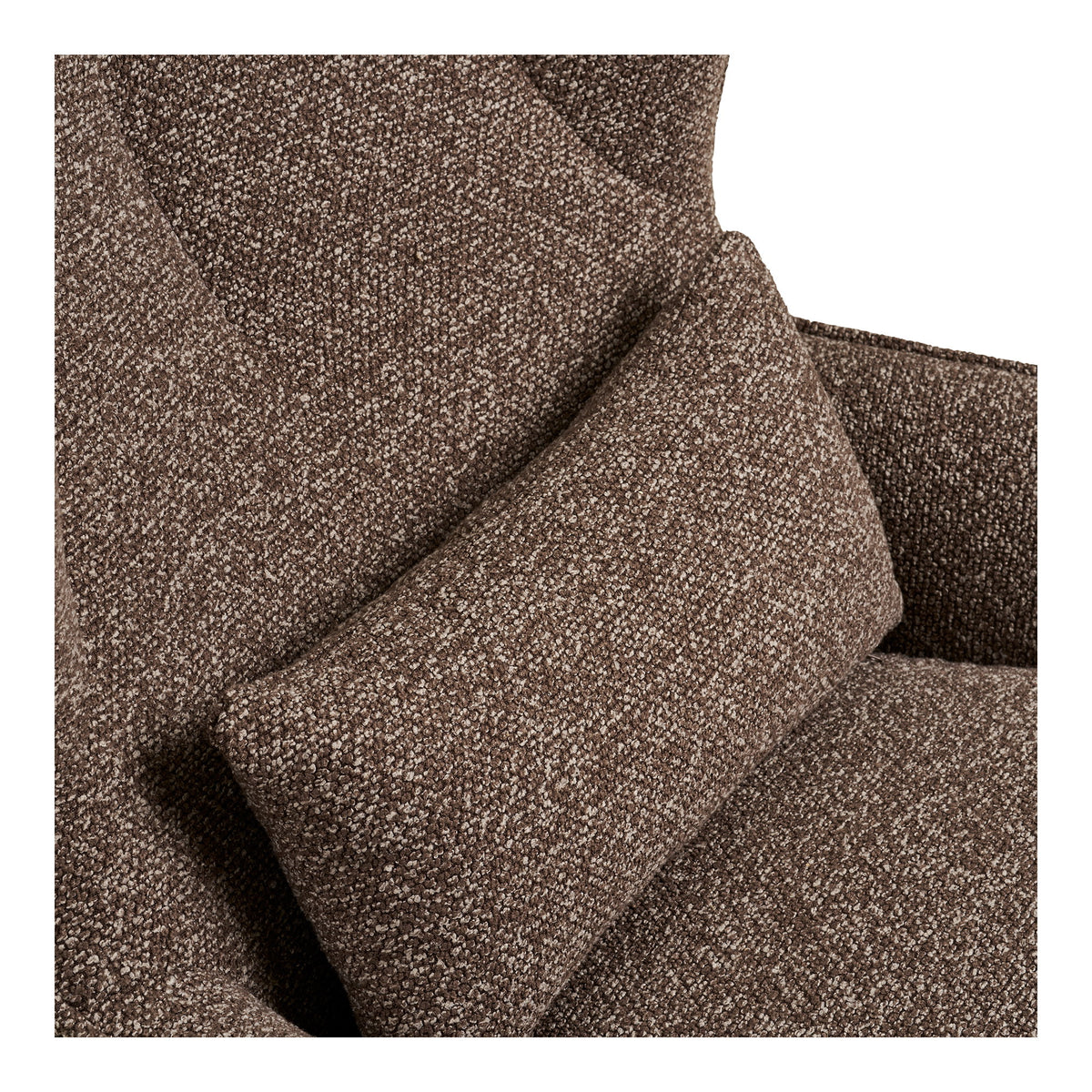Tilda Sessel mit Drehfunktion – Stoff Braun, Beine Bronze – Ansicht 6