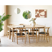 Agda Esszimmerstuhl 2er-Set – Eiche/Kunstleder Natur/Schwarz – Ansicht 6