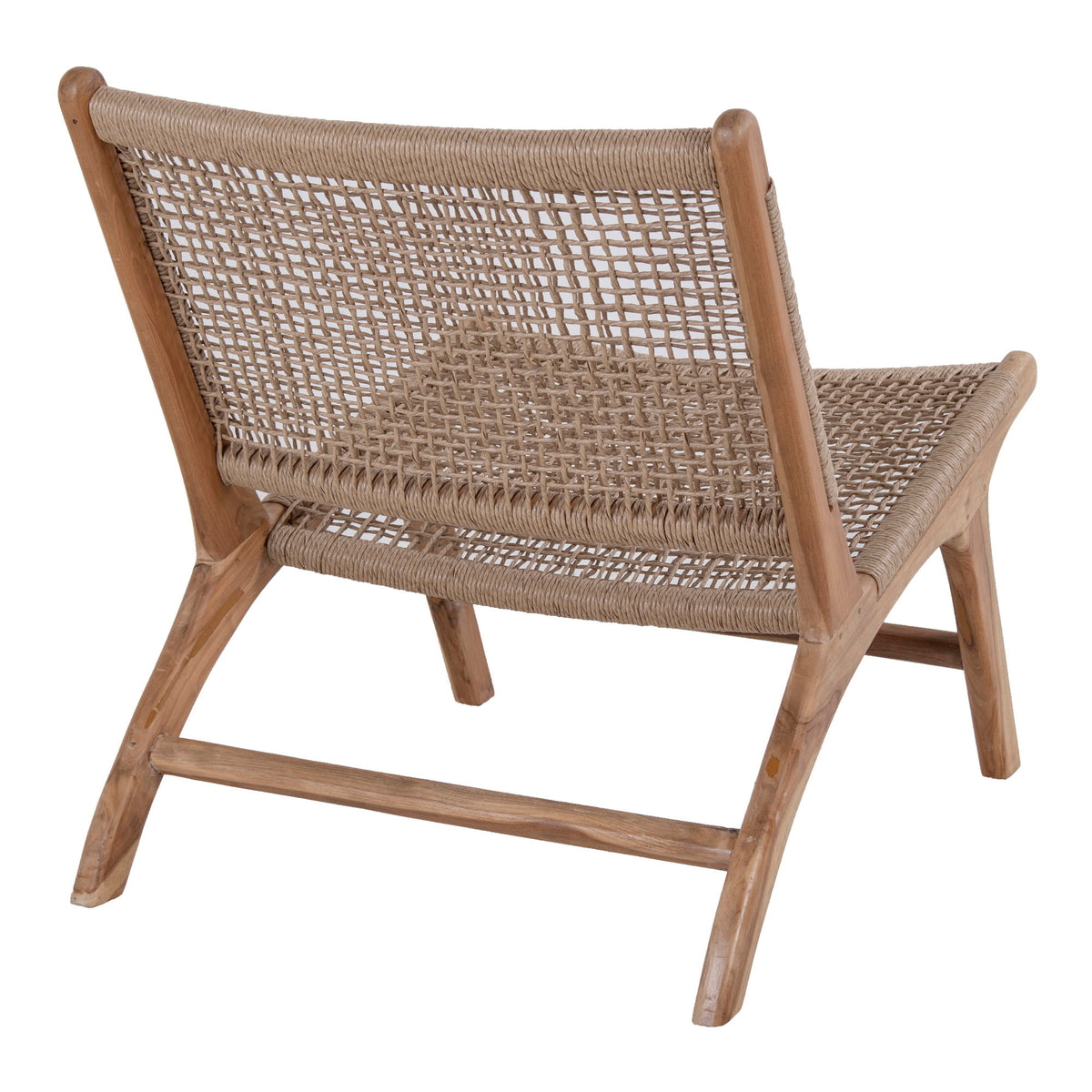 Sune Sessel – Polyrattan Natur, Beine Teak – Ansicht 4