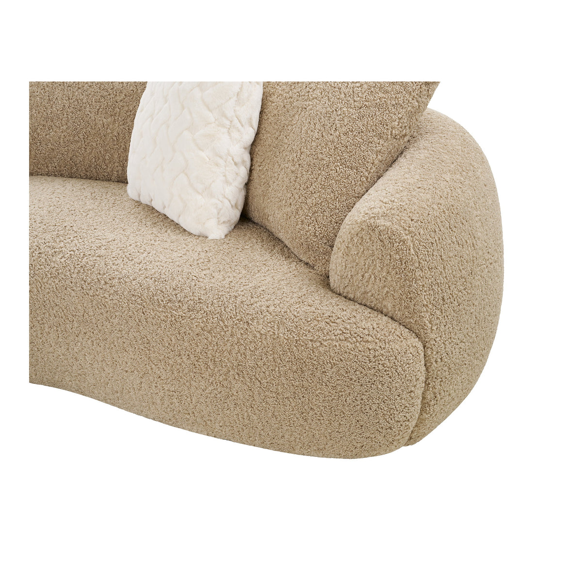 Quinn Sofa – Hellbraun – Ansicht 3