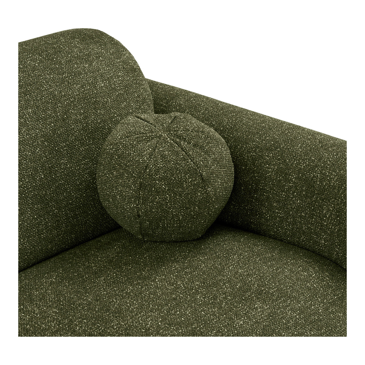 Samu Sofa mit Récamiere links – Olivgrün – Ansicht 4