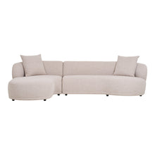 Tea Sofa mit Récamiere links – Natur von Luiva Living
