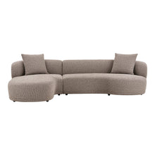 Tea Sofa mit Récamiere links – Braun von Luiva Living