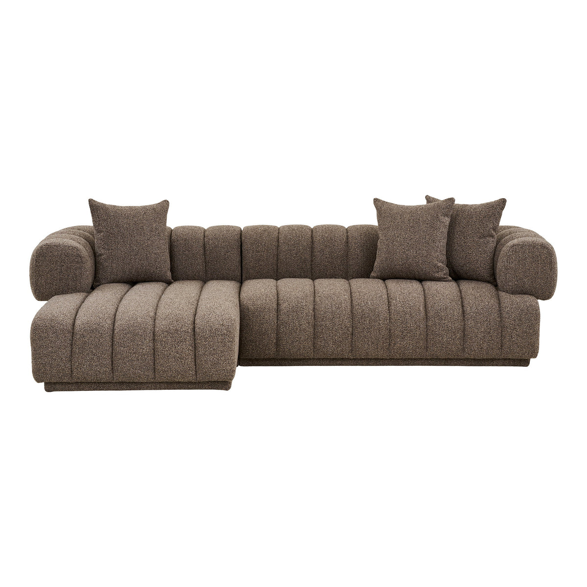 Jarle Sofa mit Récamiere links – Braun von Luiva Living