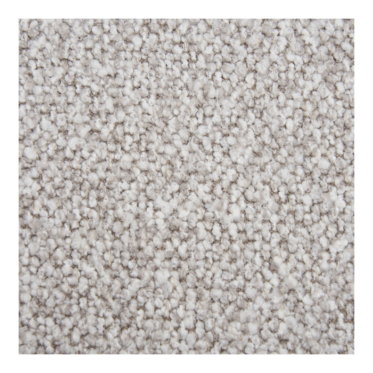 Mona Sofa mit Récamiere links – Bouclé Hellgrau – Ansicht 3