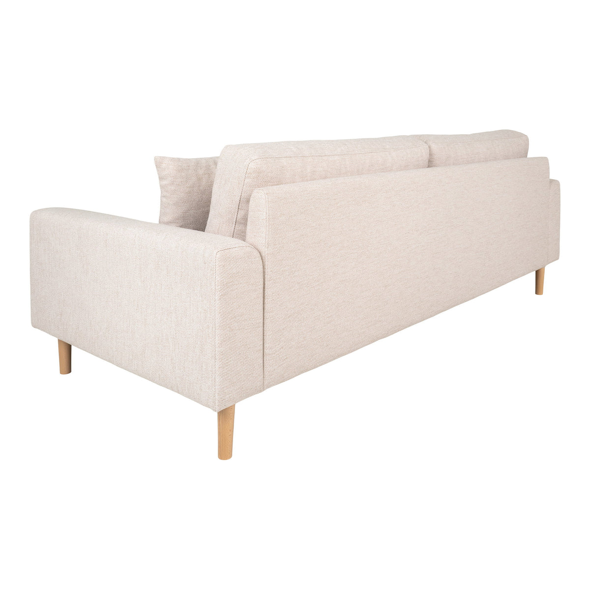 Ugo 3-Sitzer-Sofa – Sand, Beine Natur – Ansicht 4