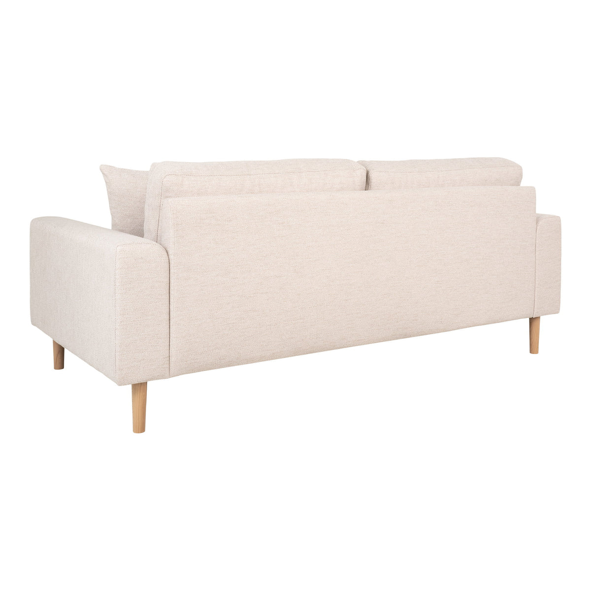 Ugo 2,5-Sitzer-Sofa – Sand, Beine Natur – Ansicht 3