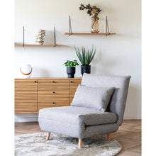 Jorik Schlafsofa – Grau, Beine Natur – Ansicht 9