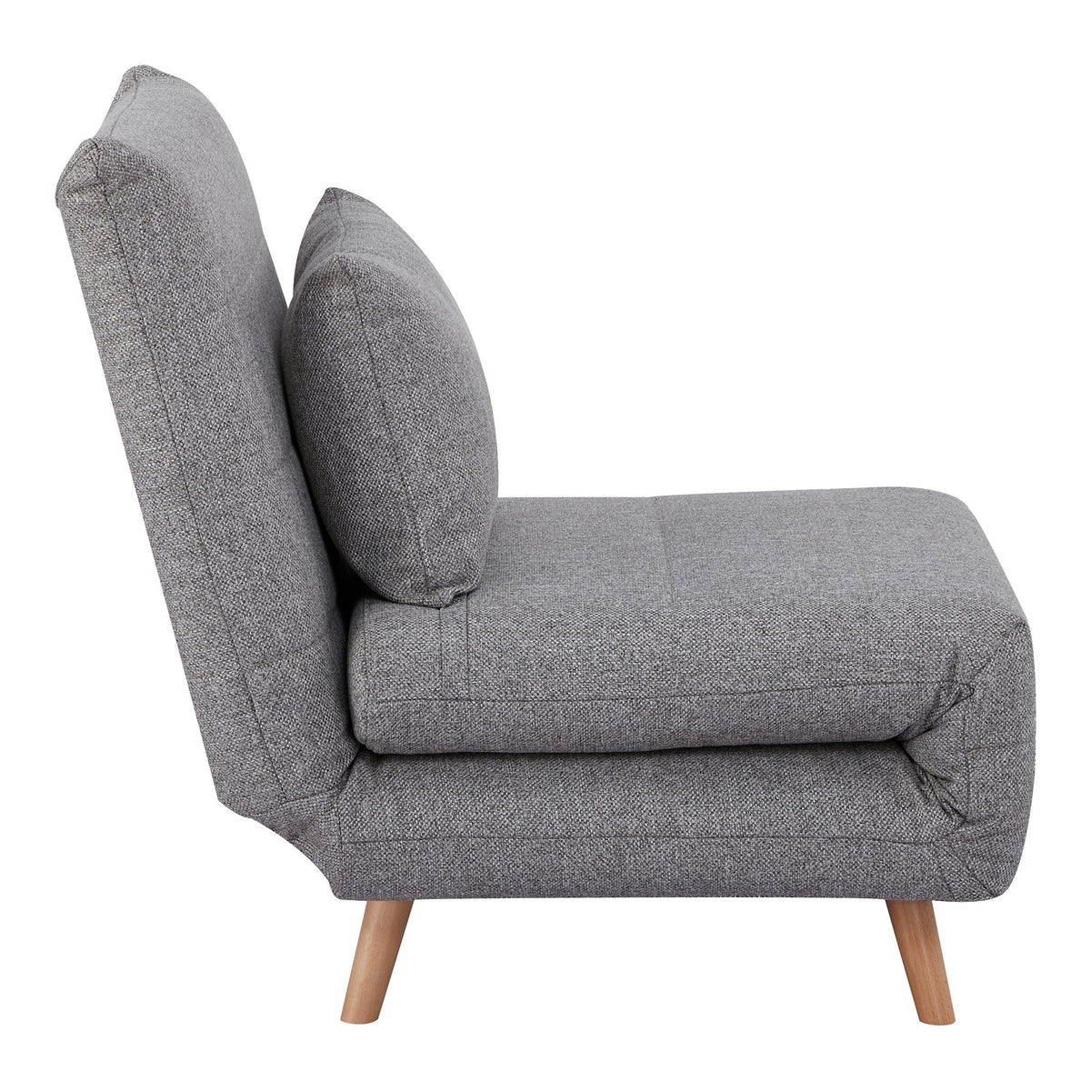 Jorik Schlafsofa – Grau, Beine Natur – Ansicht 4