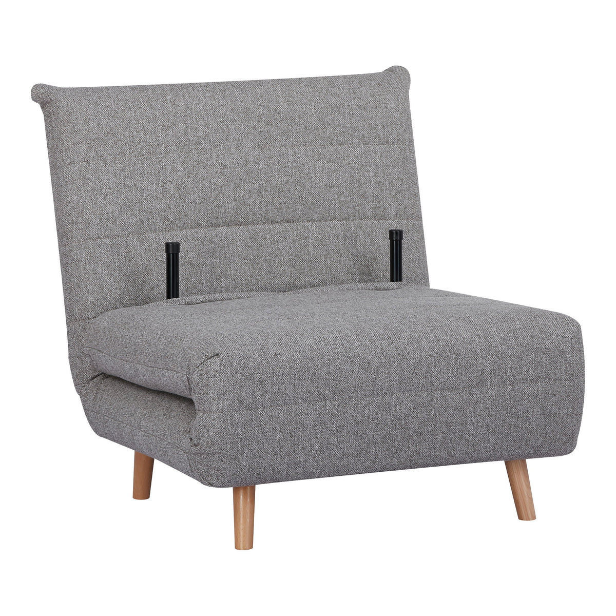 Jorik Schlafsofa – Grau, Beine Natur – Ansicht 5