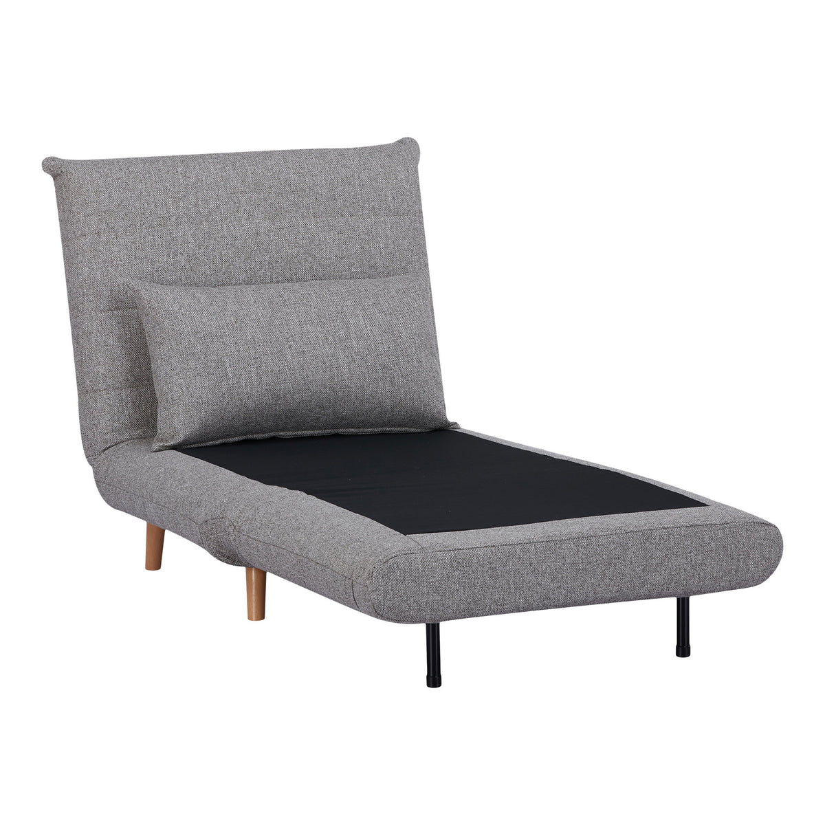Jorik Schlafsofa – Grau, Beine Natur – Ansicht 6