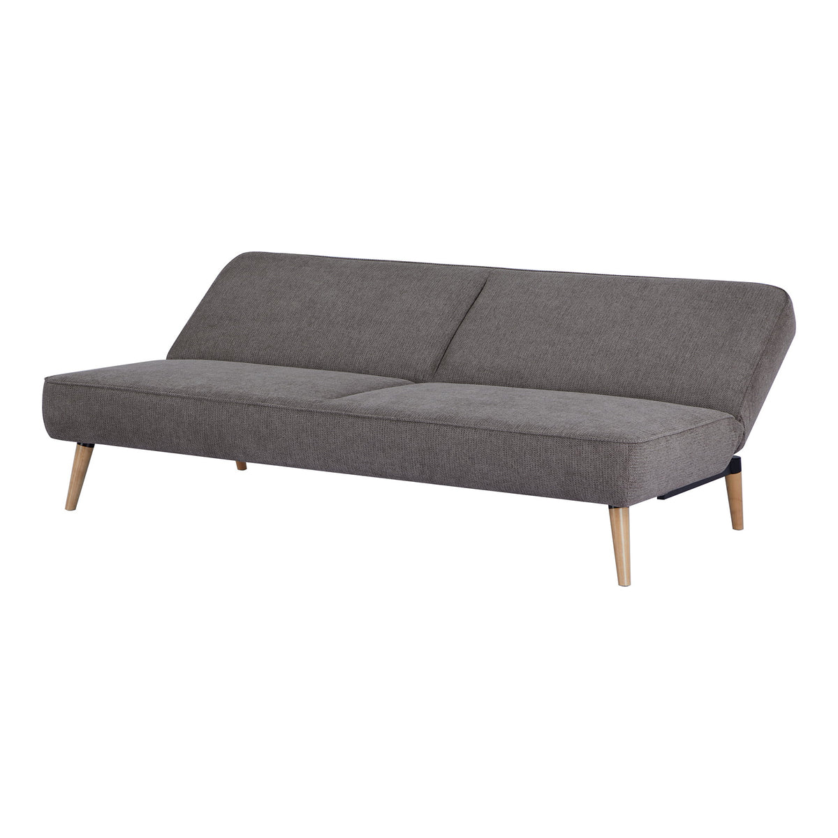 Mette Schlafsofa – Braun, Beine Natur – Ansicht 3