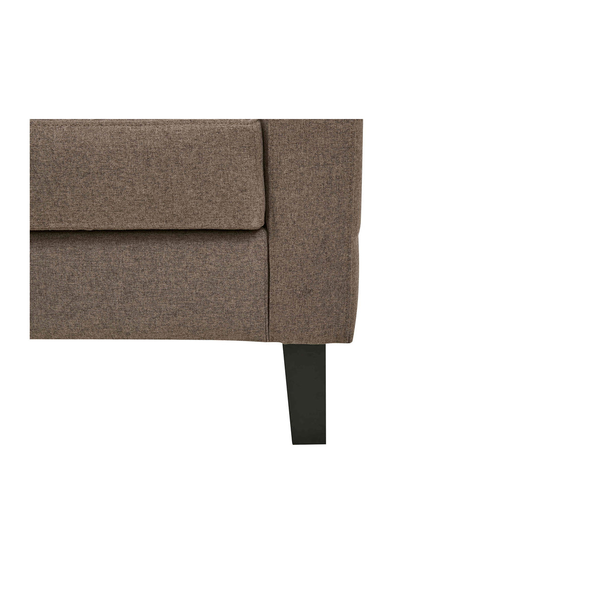 Liva Schlafsofa mit Stauraum – Braun, Beine Schwarz – Ansicht 7