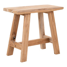 Moa Sitzbank – Teak Natur, 50 × 25 × 45 cm von Luiva Living