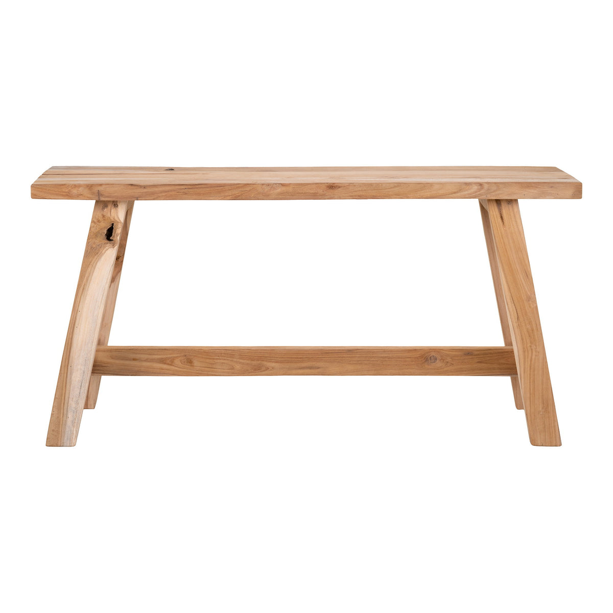 Moa Sitzbank – Teak Natur, 90 × 25 × 45 cm – Ansicht 2