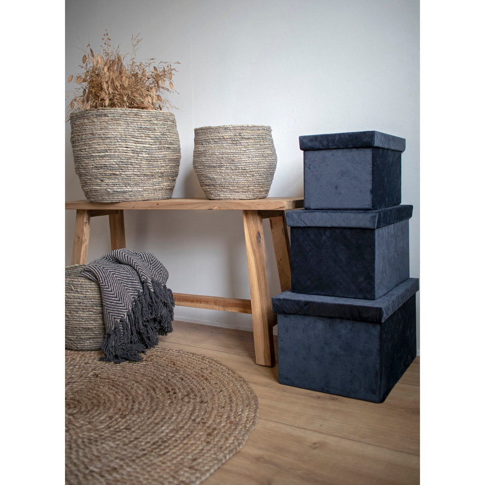 Moa Sitzbank – Teak Natur, 90 × 25 × 45 cm – Ansicht 10