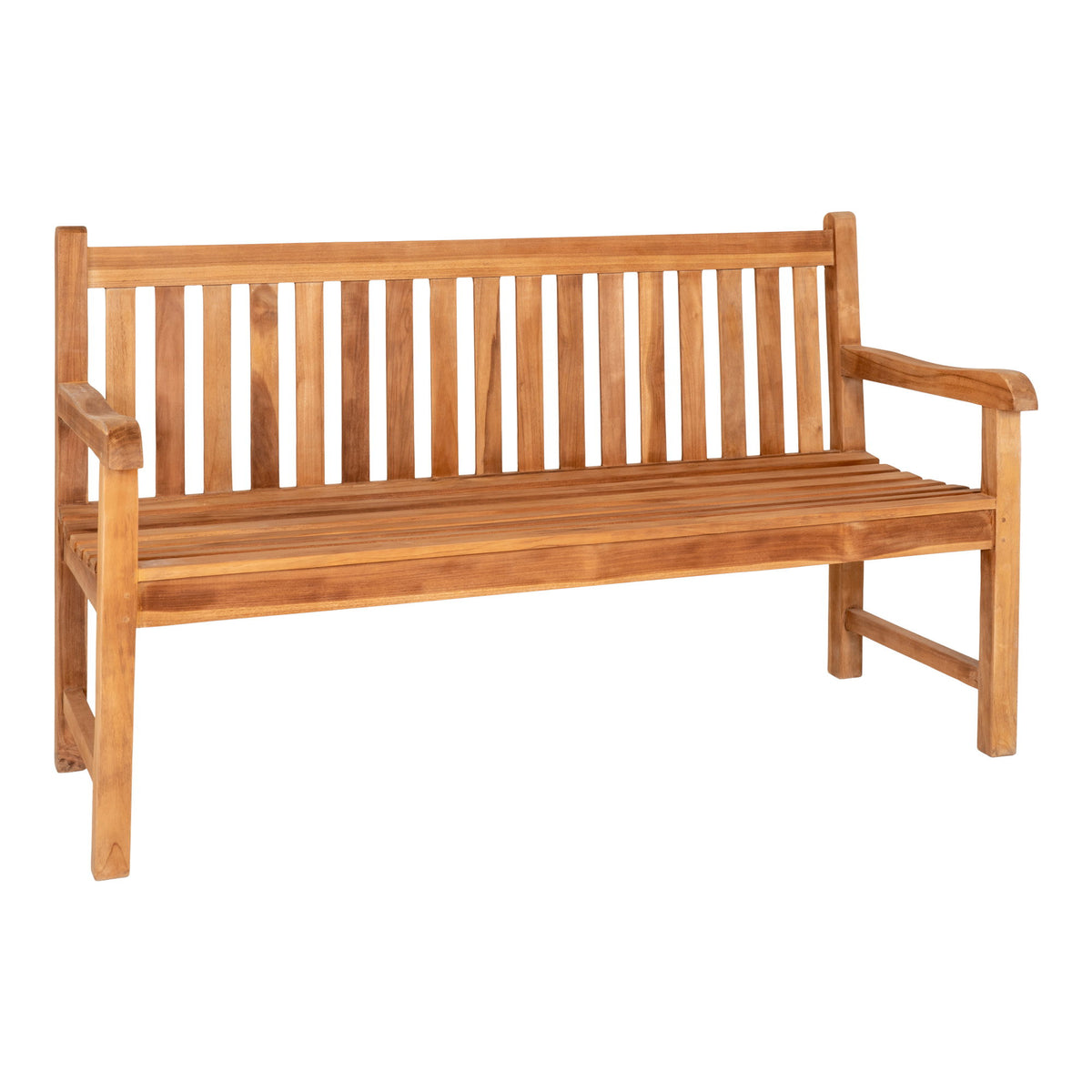 Zita Sitzbank – Teak Natur, 150 × 62 × 92 cm – Ansicht 2