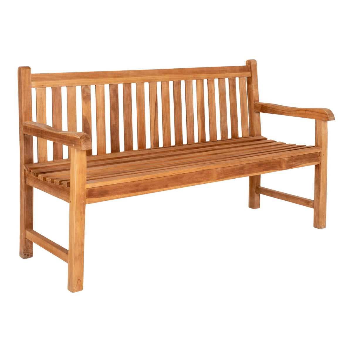 Zita Sitzbank – Teak Natur, 150 × 62 × 92 cm – Ansicht 3