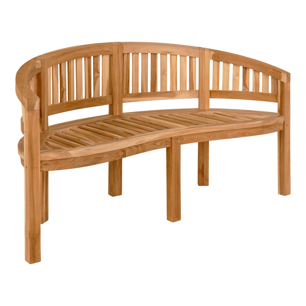 Tjark Sitzbank – Teak Natur, 150 × 60 × 85 cm – Ansicht 3