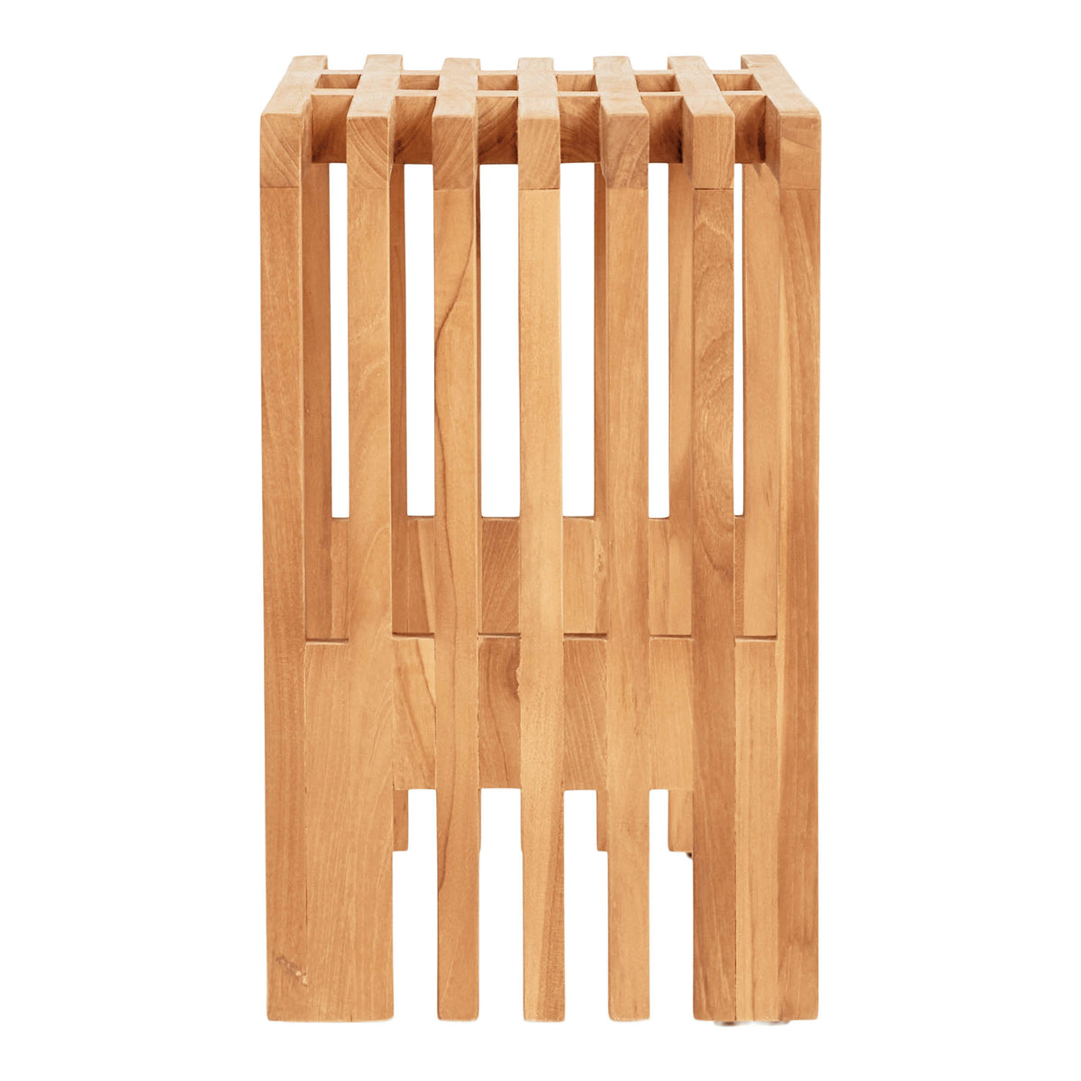 Linn Sitzbank – Teak Natur, 90 × 30 × 49 cm – Ansicht 3