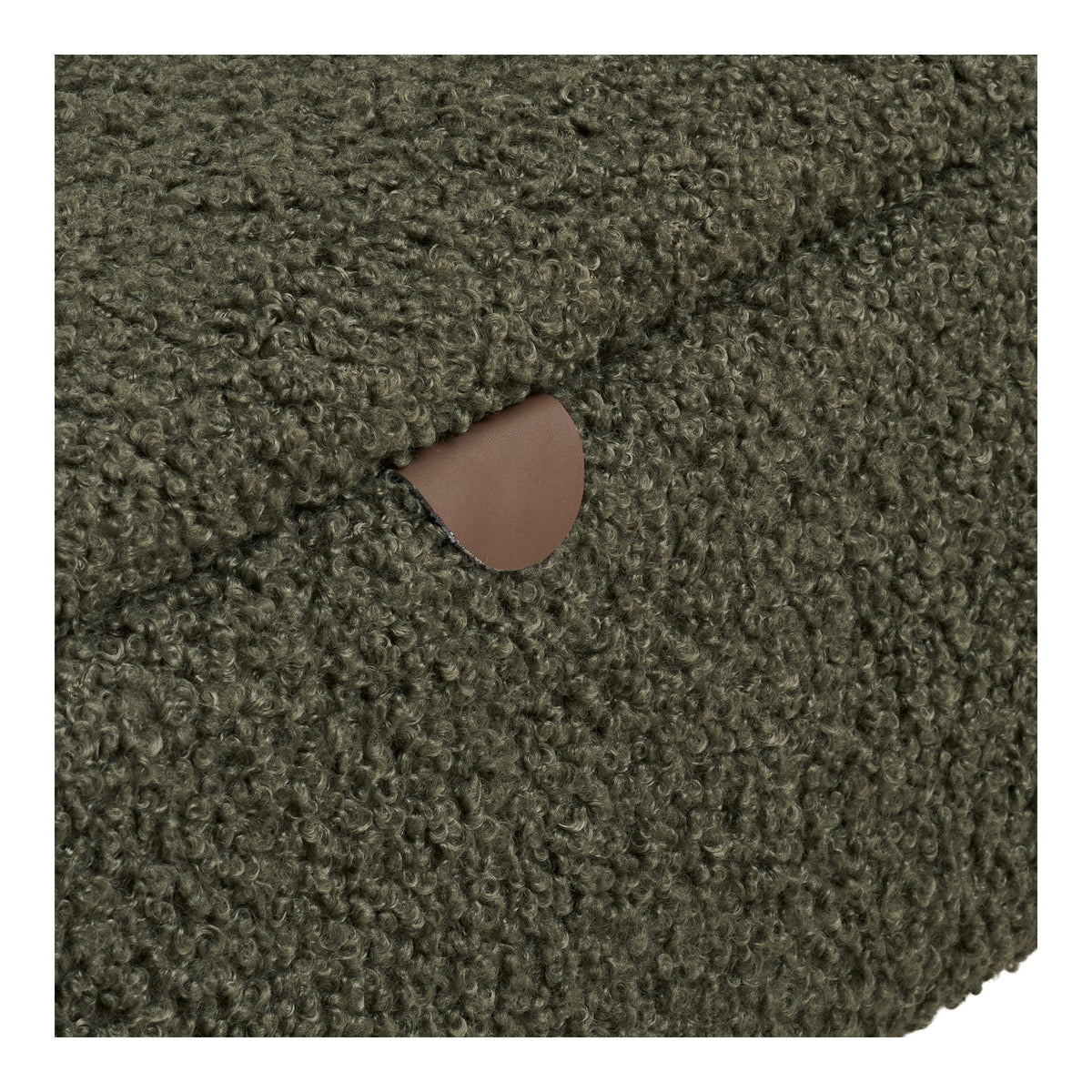 Mads Sitzbank mit Stauraum – Teddystoff Grün, 95 × 37 × 45 cm – Ansicht 7